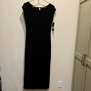 BE COOL Classic Black Maxi Dress Medium new